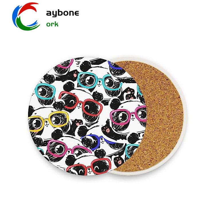 Sui tenaces Cork coasters apud logo