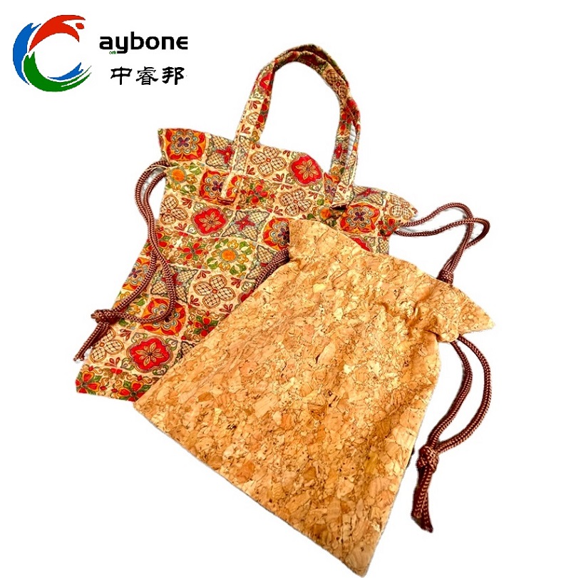 Eco-Friendly Environmental Naturale Sustainable Portable Cork Bag Handbag